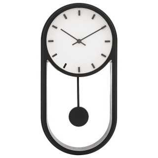 Atmosphera  Επιτοίχιο Εκκρεμές  Ρολόι Anton Μαύρο, 39x20 εκ.  205616