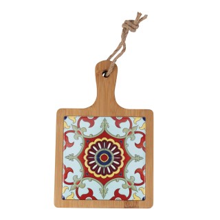 Villa DEste  Ξύλινη Επιφάνεια Κοπής από Μπαμπού και Κεραμικό 195x13...