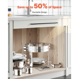 VEVOR Σετ Στρογγυλής Κατσαρόλας 5 Qt 2 Τεμαχίων Ανοξείδωτο Ατσάλι Y... VEVOR Σετ Στρογγυλής Κατσαρόλας 5 Qt 2 Τεμαχίων Ανοξείδωτο Ατσάλι Y...