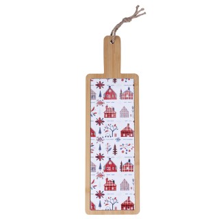 Galileo Ξύλινη επιφάνεια κοπής από μπαμπού και κεραμικό 125x40 εκ, ...