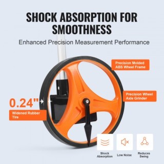 Ροδόμετρο VEVOR 159mm με Τηλεσκοπική Λαβή και Τσάντα Μεταφοράς  CLL...