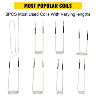 Σετ Πηνίων Επαγωγής VEVOR 8τμχ για Αφαίρεση Σκουριασμένων Μπουλονιώ...