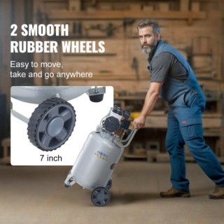 VEVOR Αεροσυμπιεστής 13 Γαλόνια 2HP 4 SCFM@90PSI Χωρίς Λάδι 116PSI ... VEVOR Αεροσυμπιεστής 13 Γαλόνια 2HP 4 SCFM@90PSI Χωρίς Λάδι 116PSI ...