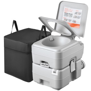 VEVOR Φορητή Τουαλέτα 20Λ, Αποσπώμενη Δεξαμενή, Ένδειξη Στάθμης, 12...