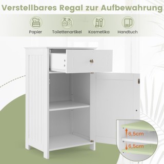 Costway Πολυλειτουργικό Ντουλάπι Αποθήκευσης Μπάνιου με Ρυθμιζόμενο... Costway Πολυλειτουργικό Ντουλάπι Αποθήκευσης Μπάνιου με Ρυθμιζόμενο...