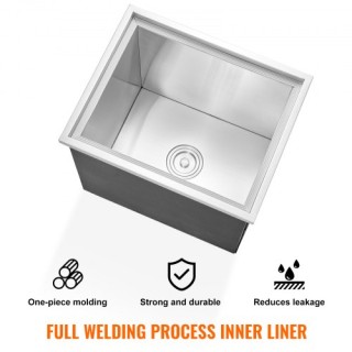 VEVOR Εντοιχιζόμενη Παγοθήκη, 40 qt, Ανοξείδωτη με Καπάκι και Αποστ... VEVOR Εντοιχιζόμενη Παγοθήκη, 40 qt, Ανοξείδωτη με Καπάκι και Αποστ...