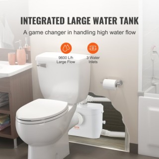 Αντλία Μακερατέρ VEVOR 700W για Υπόγειο με 3 Εισόδους Νερού  MTJZBX...