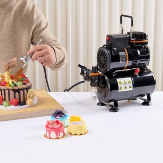 VEVOR Πιστόλι Αερογράφου, Διπλής Δράσης 0.3mm & 0.5mm, Σετ με Χαλκο... VEVOR Πιστόλι Αερογράφου, Διπλής Δράσης 0.3mm & 0.5mm, Σετ με Χαλκο...