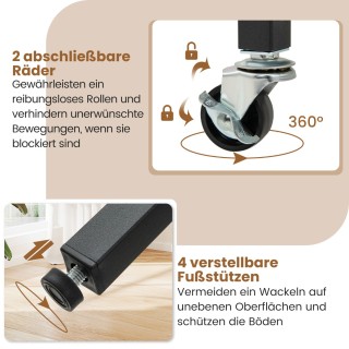 Costway Πτυσσόμενο Τραπέζι Φαγητού με Όψη Μαρμάρου για 2-4 Άτομα Λε... Costway Πτυσσόμενο Τραπέζι Φαγητού με Όψη Μαρμάρου για 2-4 Άτομα Λε...