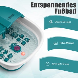 Costway Πολυλειτουργική Συσκευή Μασάζ Ποδιών με Ρυθμιζόμενη Θερμοκ... Costway Πολυλειτουργική Συσκευή Μασάζ Ποδιών με Ρυθμιζόμενη Θερμοκ...