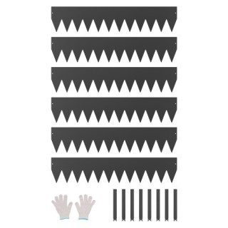 VEVOR Ανθεκτικό Ατσάλινο Περίγραμμα Τοπίου 6 Τεμαχίων για Κήπο Μαύρ... VEVOR Ανθεκτικό Ατσάλινο Περίγραμμα Τοπίου 6 Τεμαχίων για Κήπο Μαύρ...