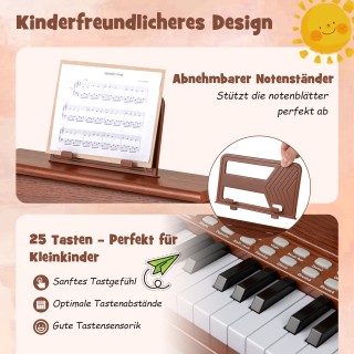 Costway 25 Πλήκτρων Μίνι Ψηφιακό Πιάνο για Παιδιά, Ηλεκτρικό Πιάνο ... Costway 25 Πλήκτρων Μίνι Ψηφιακό Πιάνο για Παιδιά, Ηλεκτρικό Πιάνο ...