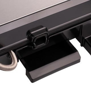 Kooper Ηλεκτρική γκριλιέρα με διπλή σχάρα 2000W άνοιγμα 180 μοιρών ...