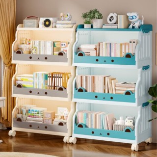 Shally Dogan Τροχήλατος Στοίβαξιμος Οργανωτής με 3 Επίπεδα σε Μπλε ...