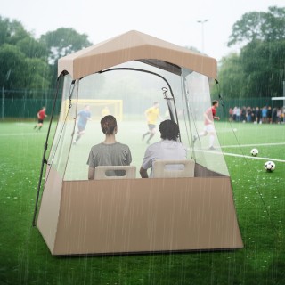 Costway Διάφανο Αθλητικό Σκηνικό με Ανθεκτικό Σκελετό και Τσάντα Με...