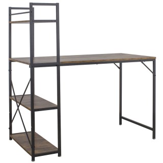 BAKAJI Γραφείο Βιβλιοθήκη Ξύλινο Μεταλλικό για Υπολογιστή - Βιομηχα... BAKAJI Γραφείο Βιβλιοθήκη Ξύλινο Μεταλλικό για Υπολογιστή - Βιομηχα...