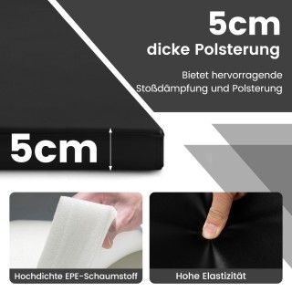 Costway  Πτυσσόμενο Στρώμα Γυμναστικής 4 Τμημάτων με Επένδυση EPE 5...