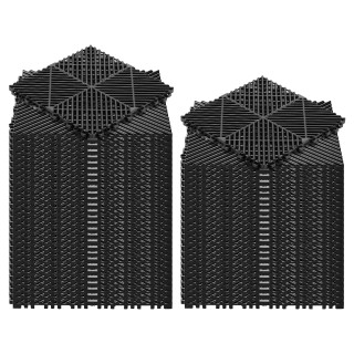 VEVOR Διαπλεκόμενα Στραγγιστικά Πλακίδια Δαπέδου PP 310 x 310 mm, Α...