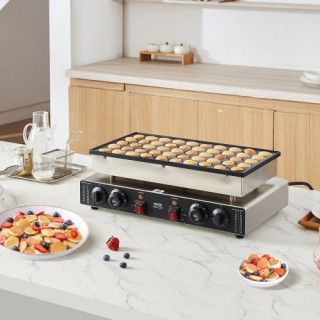 Μηχανή Παρασκευής Μίνι Ολλανδικών Pancake 43mm VEVOR 50PCS 1700W  S...