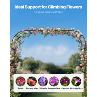 VEVOR Μεταλλική Κήπου Αψίδα για Αναρριχώμενα Φυτά 94.5 x 98.5 x 15.... VEVOR Μεταλλική Κήπου Αψίδα για Αναρριχώμενα Φυτά 94.5 x 98.5 x 15....