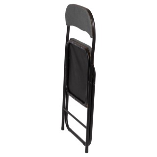 Galileo Σιβίλλα Γκρι Πτυσσόμενη Καρέκλα Εξοικονόμησης Χώρου με Υφή ...