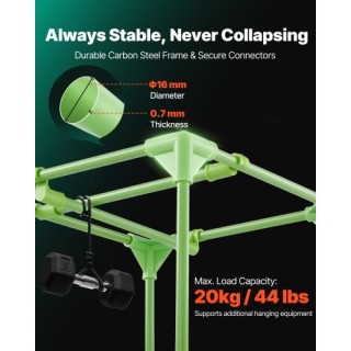 VEVOR Εσωτερική Σκηνή Καλλιέργειας, 100 x 100 x 200 cm, 600D Υψηλής... VEVOR Εσωτερική Σκηνή Καλλιέργειας, 100 x 100 x 200 cm, 600D Υψηλής...