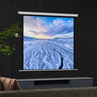 HOMCOM Μηχανοκίνητη Οθόνη Προβολέα 92 ιντσών με Τηλεχειριστήριο, α... HOMCOM Μηχανοκίνητη Οθόνη Προβολέα 92 ιντσών με Τηλεχειριστήριο, α...