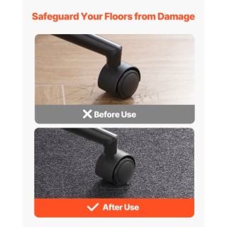 VEVOR Καρέ Διαστρωτήρας Γραφείου 55 x 35 ιντσών για Σκληρά Δάπεδα -...