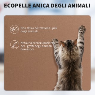 HOMCOM Καρέκλα Γραφείου Ανακλινόμενη από Συνθετικό Δέρμα με Υποπόδι...