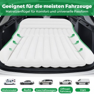 Costway  Ευρύχωρο Φουσκωτό Στρώμα Ταξιδίου 190 x 130 x 15 cm AK10003MB