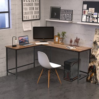 Costway Γωνιακός Υπολογιστής Γραφείου σε Σχήμα L με Μοντέρνο Σχεδι... Costway Γωνιακός Υπολογιστής Γραφείου σε Σχήμα L με Μοντέρνο Σχεδι...