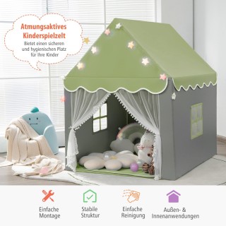 Costway Παιδική Σκηνή Παιχνιδιού με Αστέρια και Δίχτυα για Ασφάλεια...