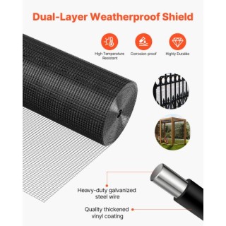 VEVOR Συρμάτινο Πλέγμα 152cm x 15.2m, 1/2 in 19 Gauge, Βινυλίου με ... VEVOR Συρμάτινο Πλέγμα 152cm x 15.2m, 1/2 in 19 Gauge, Βινυλίου με ...