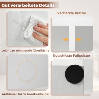 Costway Λευκή Ελεύθερη Κυβική Ραφιέρα με 7 Θέσεις, Κατακόρυφη ή Ορι... Costway Λευκή Ελεύθερη Κυβική Ραφιέρα με 7 Θέσεις, Κατακόρυφη ή Ορι...