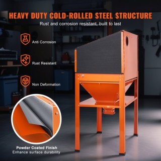 VEVOR Καμπίνα Αμμοβολής 60 Γαλονιών με Βάση & Πιστόλι PSJ60JLW0000... VEVOR Καμπίνα Αμμοβολής 60 Γαλονιών με Βάση & Πιστόλι PSJ60JLW0000...