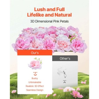 VEVOR 3D Τοιχογραφία Λουλουδιών 12 Τεμ 15x15 in Τεχνητό Χαλί Γάμου ... VEVOR 3D Τοιχογραφία Λουλουδιών 12 Τεμ 15x15 in Τεχνητό Χαλί Γάμου ...