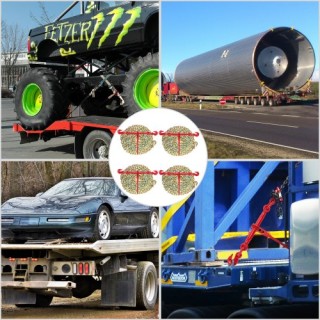 Σετ Αλυσίδας & Δεσμευτήρα VEVOR 3/8in-1/2in 10ft για Μεταφορές  SZG...