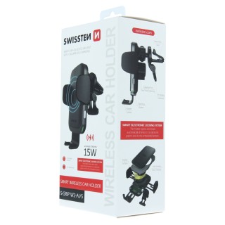 SWISSTEN Βάση Κινητού με Ασύρματη Φόρτιση S-GRIP W2-AV5 8595217469358 SWISSTEN Βάση Κινητού με Ασύρματη Φόρτιση S-GRIP W2-AV5 8595217469358