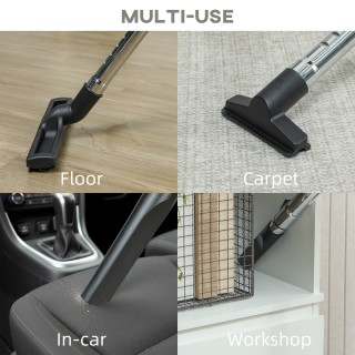 HOMCOM Πολυλειτουργική Ηλεκτρική Σκούπα 3 σε 1 1400W, Απορρόφηση Στ... HOMCOM Πολυλειτουργική Ηλεκτρική Σκούπα 3 σε 1 1400W, Απορρόφηση Στ...