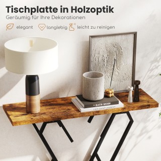 Costway Καφέ Κονσόλα από Τεχνητό Μάρμαρο με Ρυθμιζόμενα Πόδια JV112... Costway Καφέ Κονσόλα από Τεχνητό Μάρμαρο με Ρυθμιζόμενα Πόδια JV112...