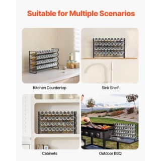 VEVOR Οργανωτής Μπαχαρικών Ντουλαπιού 18x11 ιντσών TMSDLJTZCF36S586YV0