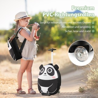 Costway  Σετ Βαλίτσας & Σακιδίου Πλάτης για Παιδιά - Ανθεκτικό & Ελ...