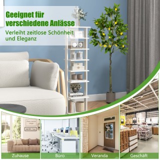 Costway 160 εκ. Τεχνητό δέντρο λεμονιάς με γλάστρα & 27 λεμόνια Λεμ... Costway 160 εκ. Τεχνητό δέντρο λεμονιάς με γλάστρα & 27 λεμόνια Λεμ...