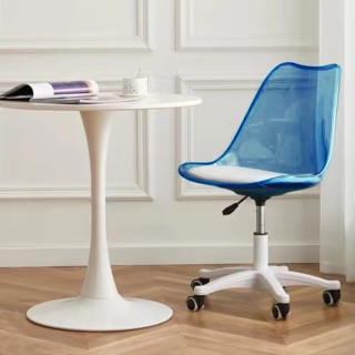 Shally Dogan Καρέκλα Γραφείου με ρόδες και Διαφανή Μπλε Πλάτη Καρέ... Shally Dogan Καρέκλα Γραφείου με ρόδες και Διαφανή Μπλε Πλάτη Καρέ...