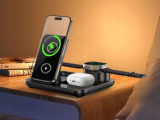 Verk Group Ασύρματος Φορτιστής Επαγωγής 3-σε-1 Γρήγορος για Ρολόι, ...