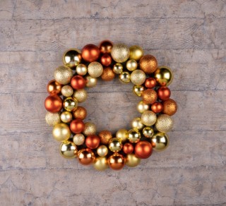 BAKAJI Χριστουγεννιάτικο στεφάνι με μπάλες για πόρτα, στεφάνι Χρισ... BAKAJI Χριστουγεννιάτικο στεφάνι με μπάλες για πόρτα, στεφάνι Χρισ...