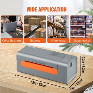 Εκτυπωτής Θερμικών Ετικετών VEVOR 4x6, Γκρι YSBQDYJFTSYCOUCA5V2 Εκτυπωτής Θερμικών Ετικετών VEVOR 4x6, Γκρι YSBQDYJFTSYCOUCA5V2