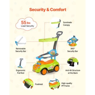 VEVOR Παιδικό Όχημα με Προστατευτικά για Νήπια έως 25 kg TGKETCZSTC... VEVOR Παιδικό Όχημα με Προστατευτικά για Νήπια έως 25 kg TGKETCZSTC...