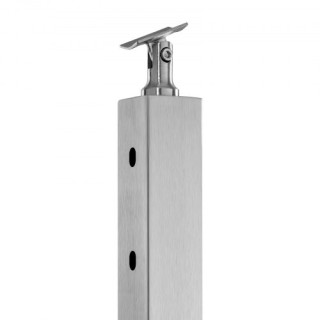 Κολόνα Κάγκελου VEVOR 42x2x2in με Τρύπα 30° για Σκάλες Ασημί 1τμχ ... Κολόνα Κάγκελου VEVOR 42x2x2in με Τρύπα 30° για Σκάλες Ασημί 1τμχ ...