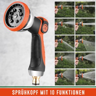 Gardebruk Εύκαμπτος Μαύρος Λάστιχος Κήπου 30μ 109323 Gardebruk Εύκαμπτος Μαύρος Λάστιχος Κήπου 30μ 109323